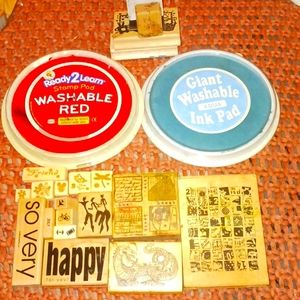Stamp/ large stamp pad collection
